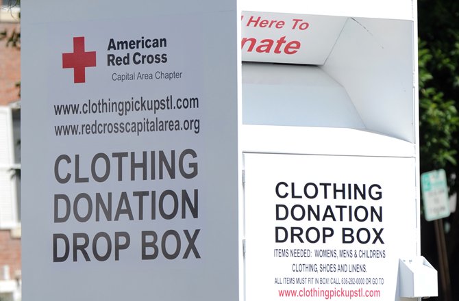 Donate clothes and goods to Red Cross Shops