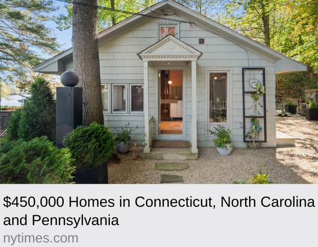$450,000 Homes in Connecticut, North Carolina and Pennsylvania