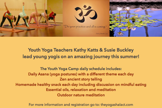 Summer Youth Yoga Camp! - The Yoga Plant